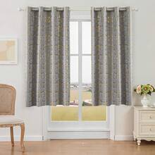 1 pieza/2 piezas Cortinas opacas/Cortinas con estampado de mármol en lámina/Diseño con ojales en la parte superior/Múltiples colores y tamaños disponibles/Cortinas 100% opacas/Protección de privacidad/Bloqueo de luz solar y oscurecimiento de la habitación/Cortinas para sala de estar, dormitorio, estudio/Cortinas para días festivos/Cortinas gris oscuro - Gris Oscuro - Ver 15
