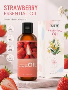 100ml/30ml Strawberry Fragrance Essential Oil, Suitable For Aroma Diffuser, Humidifier, Soap/Candle Making, Ideal Gift - one-size - View 3