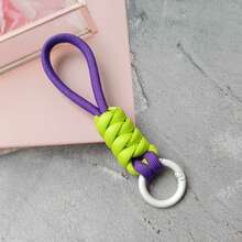 Multi-Color Knotted Cup Lanyard, Creative Keychain Lanyard, Detachable Anti-Lost Hanging Strap - Multicolor - View 6