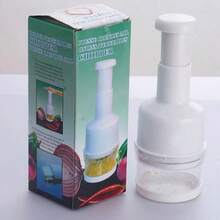 1/3/5件 304不鏽鋼大蒜壓榨器切碎器，手動大蒜研磨器與切片器，適用於大蒜、蔬菜、洋蔥、堅果，可重複使用，易於操作，迷你研磨器，廚房工具，蔬菜切片器，不鏽鋼構造，適用於廚房、烹飪、戶外、派對和節日，廚房用品，易於清潔的居家必需品，送給男女的禮物 - 黑色 - 查看 4
