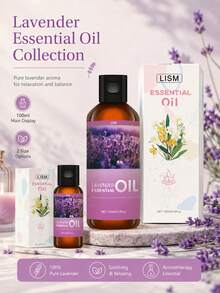 1 Flasche 100ml/30ml Lavendel Duft Ätherisches Öl, geeignet für Raumduft, Diffuser, Luftbefeuchter, DIY Seife, Kerzenmachen, Büroentspannung, Heimtreffen, langanhaltender Duft, Geschenk für Freunde - Einheitsgröße - Übersicht 11