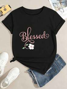 Women T-Shirts - Black - View 2