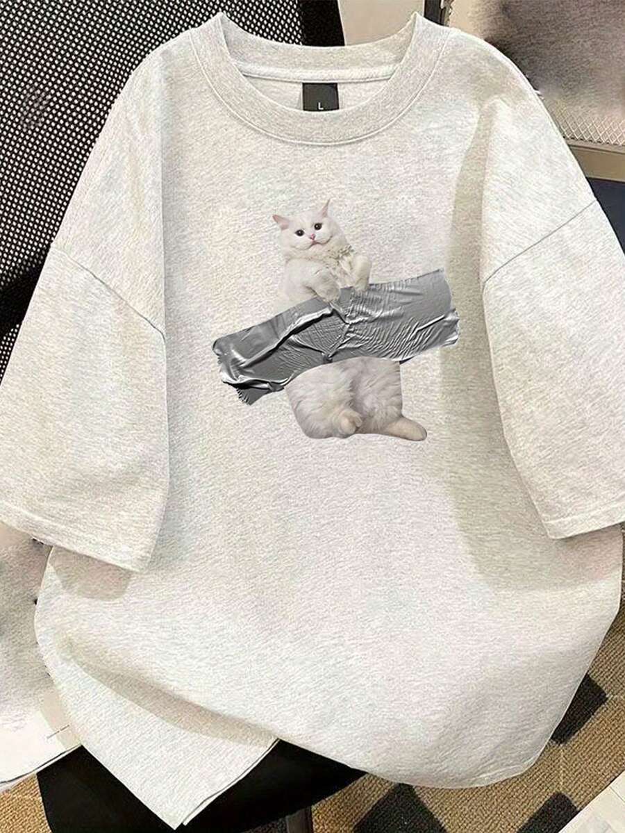 Women T-Shirts - Light Gray - View 1