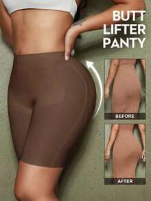 TIN Women's Shapewear Lifter With Abdominal And Buttock Control, Seamless Micro-Sculpted Design, Creates A Natural Lifted Buttocks Effect - Coklat - View 2