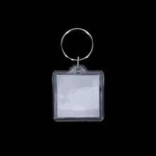 5 móc khóa khung ảnh trống, móc khóa acrylic trong suốt có thể lồng ảnh, móc khóa tháo rời tự làm, quà tặng kỷ niệm cho các cặp đôi. - B - Xem 12