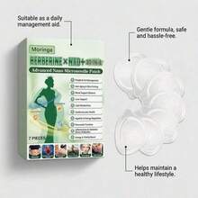 Berberine Patches Moringa 10-In-1 Advanced Nano Microdarts Patch, Moringa Berberine X Nad Patches, Firms Skin, Natural Ingredients Suitable For All Skin Types (1) - 1 - 查看 3