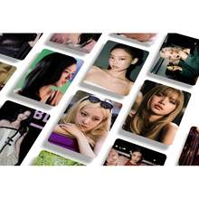 55張 K-POP BLACK P1NK DEADLINE 主題高品質相片卡，JENNlE、LlSA、R0SE 與 JIS00 的 LOMO 卡套組，適合裝飾筆記本、平板電腦、水杯、收納盒、粉絲卡冊及其他物品 - 紫色 - 查看 5