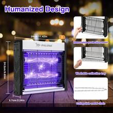 USB Bug Zapper – 3200V Indoor Insect Killer With LED Light Trap, Hanging Or Tabletop Fly Catcher For Garage Shed Warehouse Home, Removable Tray Easy Clean Physical Pest Control For Camping Fathers Day Gift - B - 查看 2