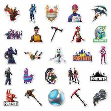 Funko 50 Pieces Of Waterproof Stickers For Fortnite Game Peripherals, Cartoon Decorations For Suitcases, Mobile Phone Account Stickers - Multicolor - View 7