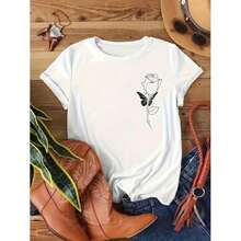 Women T-Shirts - White - View 9