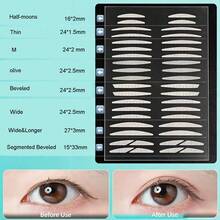 1/3/5/10 Sheet Ultra Invisible Clear Double Eyelid Stickers, Natural Long-Lasting Eyelid Lift Tapes For Hooded Eyes, Waterproof & Sweatproof, No Trace For All Day Wear - Nude - View 3