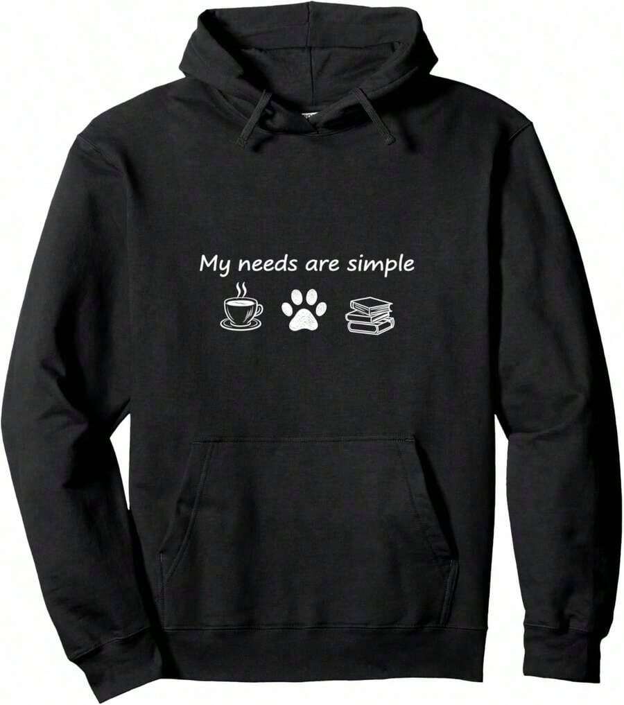 Book Nerd Compatible, Fun Gift For Readers, Book Lovers, Men And Women, Hoodie. - 黑色 5 - 查看 1