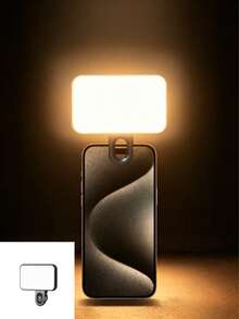 Dispositivo de iluminación portátil, Mini luz de clip, Panel de luz LED portátil, Modos atenuables, Adecuado para múltiples escenarios, Para selfie, transmisión en vivo, videoconferencia, iluminación de maquillaje y grabación de videos cortos - Un estilo - View 13