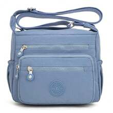 Pealwel Women Shoulder Handbag Roomy Multiple Pockets Bag Ladies Crossbody Purse Tote Top Handle Satchel - 藍色的 - 查看 1