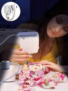 USB Plug-In Sewing Machine LED Light, Magnetic Adsorption, Flexible Bendable, Dedicated For Workshop Workbench Flat Sewing Machine Lighting - Multicolor - View 3