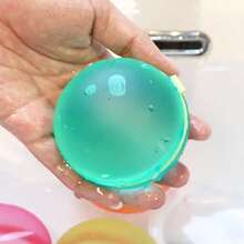 [Phiên bản nâng cấp mới] Bóng nước silicon tái sử dụng có nam châm, đồ chơi giải trí công viên nước, bóng nước từ tính, đồ chơi giảm áp vui nhộn, nuôi dưỡng sở thích hoạt động ngoài trời, cải thiện khả năng phối hợp tay mắt, trò chơi nước tương tác giải trí mùa hè, đồ dùng trò chơi nước gia đình di động - Nhiều màu - Xem 15