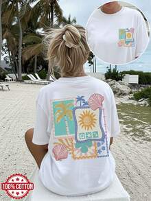 Women T-Shirts - White - View 1
