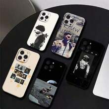 2026 Youthful And Modern Singer R-Rauw Alejandro Phone Case For IPhone 16, 15, 11, 13, 14, Pro, 8 Plus, X, Xr, Xs, 12mini - Black Cover Case. Limited Time Discount, Promotional Items, Best Selling Phone Cases, 17 Cases, Christmas Decoration - z10 - 查看 2