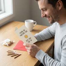 1pc "You Are The Best Nana" Birthday Card, Suitable For Sending Warm And Special Birthday Wishes To Grandma, Foldable Card With Space To Write Your Own Greeting (Comes With Random Envelope) - Nana's Grandson Is Not Ugly - View 6