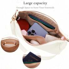 Purses For Women Shoulder Bag And Handbags, Small Leather Hobo Purse With Removable Straps Cute, Retro - Aw-white - View 5