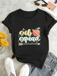 Women T-Shirts - Black - View 2