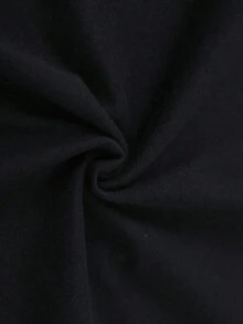 Camiseta de Hombre  algodón - Manga Corta, Cuello Redondo,  Cómoda  Todas las Temporadas, Lavable a Máquina, Ideal  Salidas Diarias, Diseño Circular, Estilo Casual de Verano Muscle Freaks Mo - Negro - Ver 3