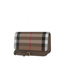 Burberry 格紋女款日常通勤單肩包 - 樺木棕80844921 - 查看 2