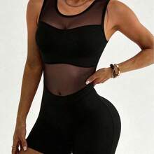 Women Unitards - Negro01 - View 8