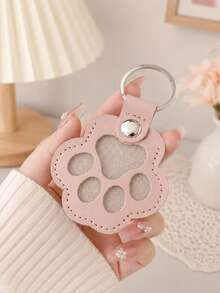 1pc Commemorative Leather Pet Hair Keepsake Bag - Multipurpose Portable Keychain, Suitable For Cats And Dogs, Pet Memorial Hair Storage Box - Multicolor - View 16