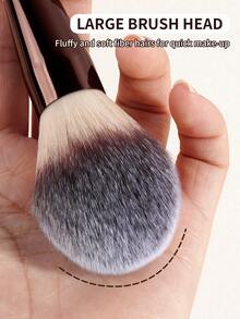 MAANGE 1pc Ergonomic Skin-Friendly Professional Long-Lasting Makeup Brush, Foundation Brush, Detail Brush, Concealer Brush, Contour Brush, Suitable For Liquid, Cream And Powder Makeup Application, Blending And Facial Brushing, Makeup Accessories Gift For Friends - Multicolor - View 5