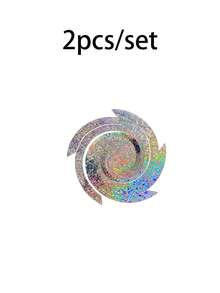 8pcs/Set Holographic Reflective Bird Repellent Spiral Deterrent, 360° Rotating Bird Scare Device, Suitable For Garden, Patio, Farm, Orchard Outdoor Decoration, Prevent Birds From Approaching - A - View 8