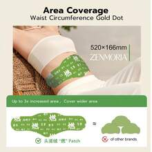 Balance Patch, Moxibustion Stick, Acupuncture And Moxibustion Appliance, Keep The Belly And Body Warm, TCM Acupuncture Accessories, Suitable For Office Workers. (10PCS) - 10pcs balance patch - 查看 3