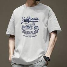 Men's Fashion Brand T-Shirt 2026, New, Short Sleeve, Summer, Pure Cotton, Men's T-Shirt, Men's Medium Sleeve T-Shirt. - 酒紅色 - 查看 12