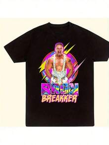 Bron Breaker Cotton T-Shirt For Men, All Sizes - Black - View 11