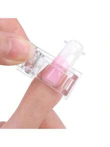 10 pezzi Clip per estensione unghie, Morsetti di fissaggio per unghie, Clip di posizionamento antiscivolo, Aiutano nella modellatura e nel posizionamento, Riutilizzabili, Adatti per principianti e professionisti, Strumento essenziale per l'estensione delle unghie per manicure in gel, Accessorio per estensione unghie per salone domestico (Set da 10/5/1 pezzi) - Clip per unghie in plastica trasparente - Supporti per unghie per manicure - Forniture per estensioni di smalto gel per tecnici delle unghie - Multicolore - Visualizzare 4