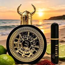 Bharara Viking Series Four Neutral Perfume Spray, 3.4oz100ml, Citrus Wood Flower Fragrance, Lasting Fragrance, Suitable For Any Place, Noble And Luxurious Gift Box Packaging, Perfect Choice For Gifts - đen - Xem 5