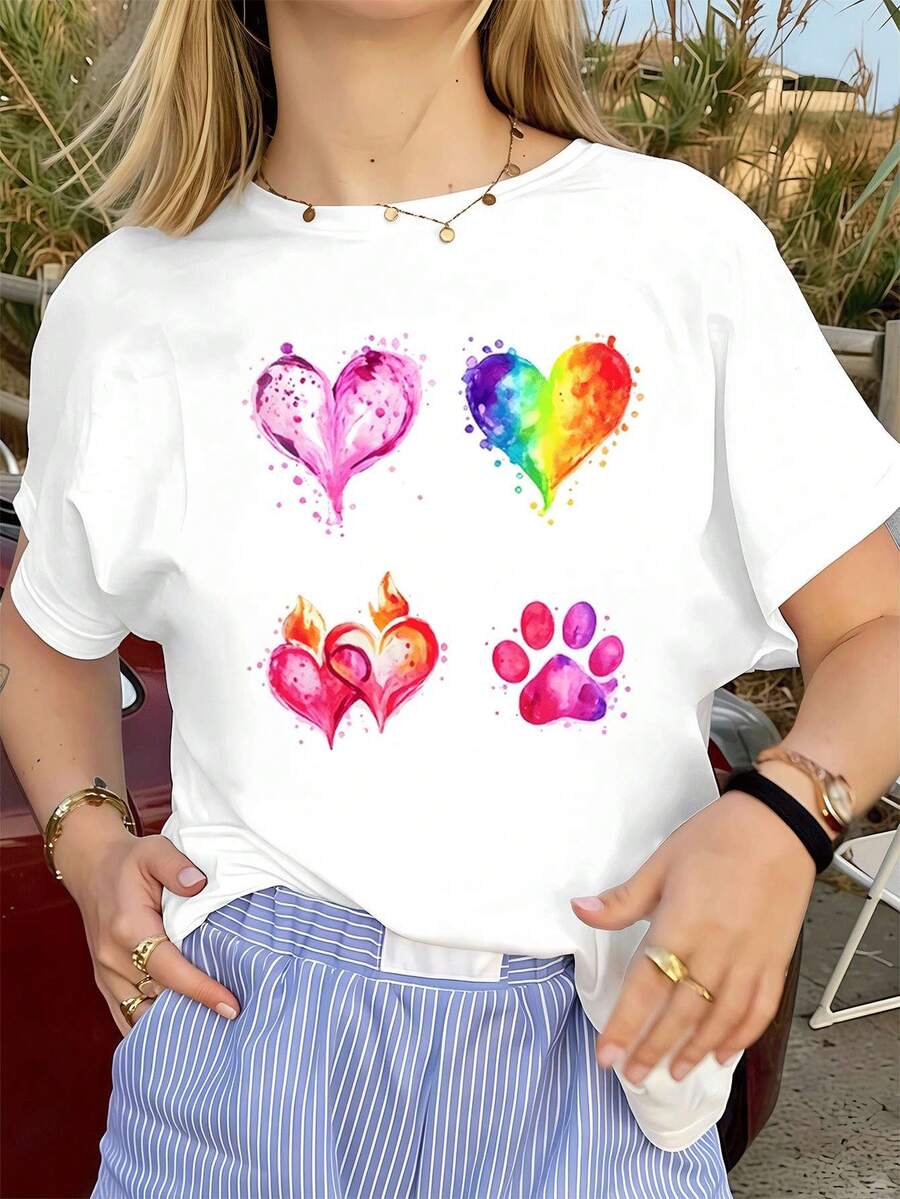Women T-Shirts - White - View 1