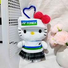 SANRIO 1件可愛卡通運動裝 Katie Cat 毛絨娃娃包掛飾，生日禮物、紀念品、情人節禮物 - 彩色 - 查看 7