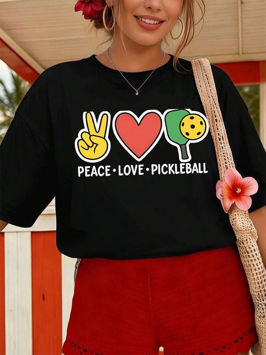 Women T-Shirts - Black - View 1
