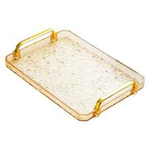 1 chiếc khay acrylic thiết kế mới với tay cầm hình học, hình lượn sóng, kiểu dáng Bắc Âu, khay phục vụ sáng tạo dùng cho đồ ăn nhẹ, cốc, dao kéo. - Rượu sâm banh - Xem 6