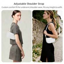 KALIDI Small Purses for Women Trendy Shoulder Bag Nylon Women's Handbags Cute Ladies Purse for Everyday Use and Night Out - Mini tamaño 1l - negro - Ver 3