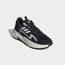 Adidas 女士春夏透气网面休闲厚底运动鞋 ID3573 - 黑色/白色 - 查看 5