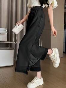 Women Pants - Apricot - View 2