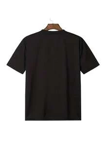 100% Cotton John Pork Is Calling T-Shirt - 黑色B - 查看 2