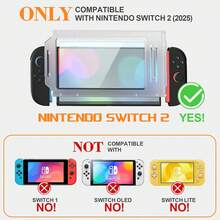 3 Pack Tempered Glass Screen Protector For Nintendo Switch 2 2025 7.9" - With Alignment Frame, Easy Install, Anti Fingerprint, Bubble Free HD Film For Switch 2 Accessories - View 2