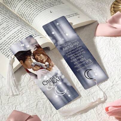 2pcs PET Printed Bookmarks, Exquisite Waterproof And Durable, Unique Pattern Design, Add Fun To Reading, Perfect Gift For Campus Friends In Back To School Season (Random Color Tassels)