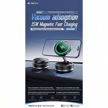 Remax 15W Rotatable Magnetic Wireless Charging Car Holder RM-C51i - A - View 2
