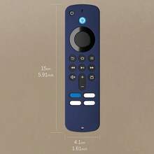 Silikonskal lämpligt för Firestick 4K-fjärrkontroll 2024 ny version, HD silikon skyddande hölje halkfritt stötsäkert självlysande fjärrkontrollsskydd - Flerfärgad - Visa 5