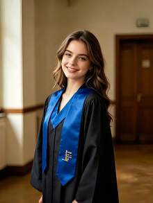 1 Xale de formatura personalizado com várias cores e alças de ombro opcionais, adequado para deslocações, regresso à escola, cerimónias de formatura, festas, aniversários, épocas de formatura e épocas de regresso à escola - Multicolorido - Ver 4