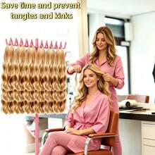 Braiding Hair Rack Standing Hair Extension Holder Hanger, 144 Pegs Hair Divider Rack For Braiding Hair Separator Stand Display Stand - 粉色 - 查看 8